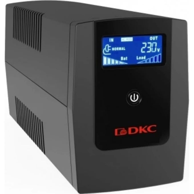 Линейно-интерактивный ИБП DKC серии INFO LCD, 1500 ВА/900 Вт, 1/1, 4xIEC C13, USB + RJ45, LCD, 2x8Aч INFOLCD1500I Линейно-интерактивный ИБП DKC серии INFO LCD, 1500 ВА/900 Вт, 1/1, 4xIEC C13, USB + RJ45, LCD, 2x8Aч INFOLCD1500I